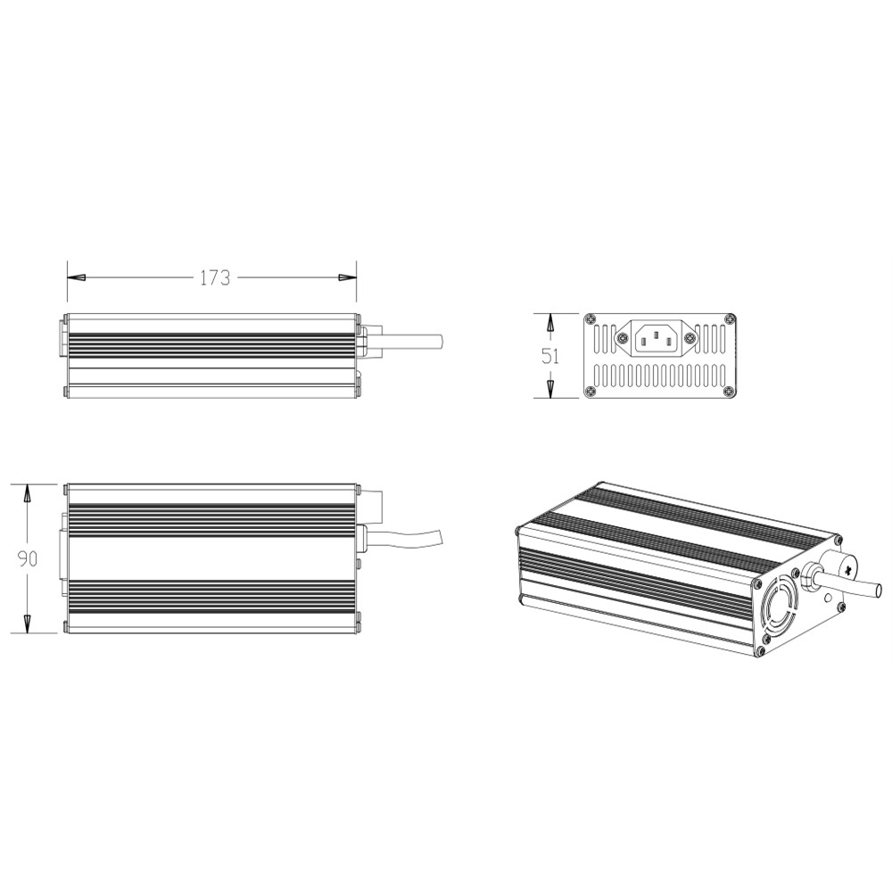 AC DC 12V 20A Charger Page