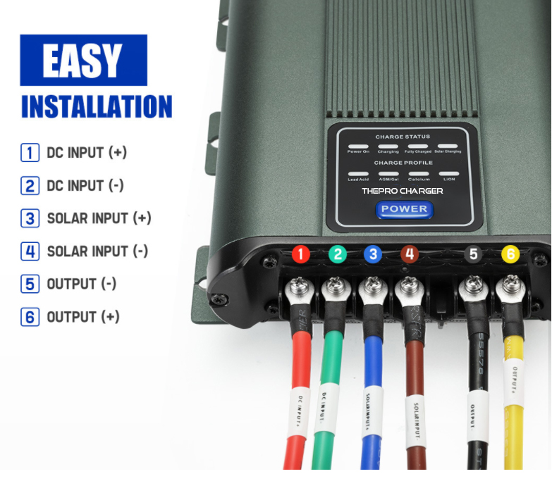 THEPRO DC to DC 12V 20A Battery Charger 6